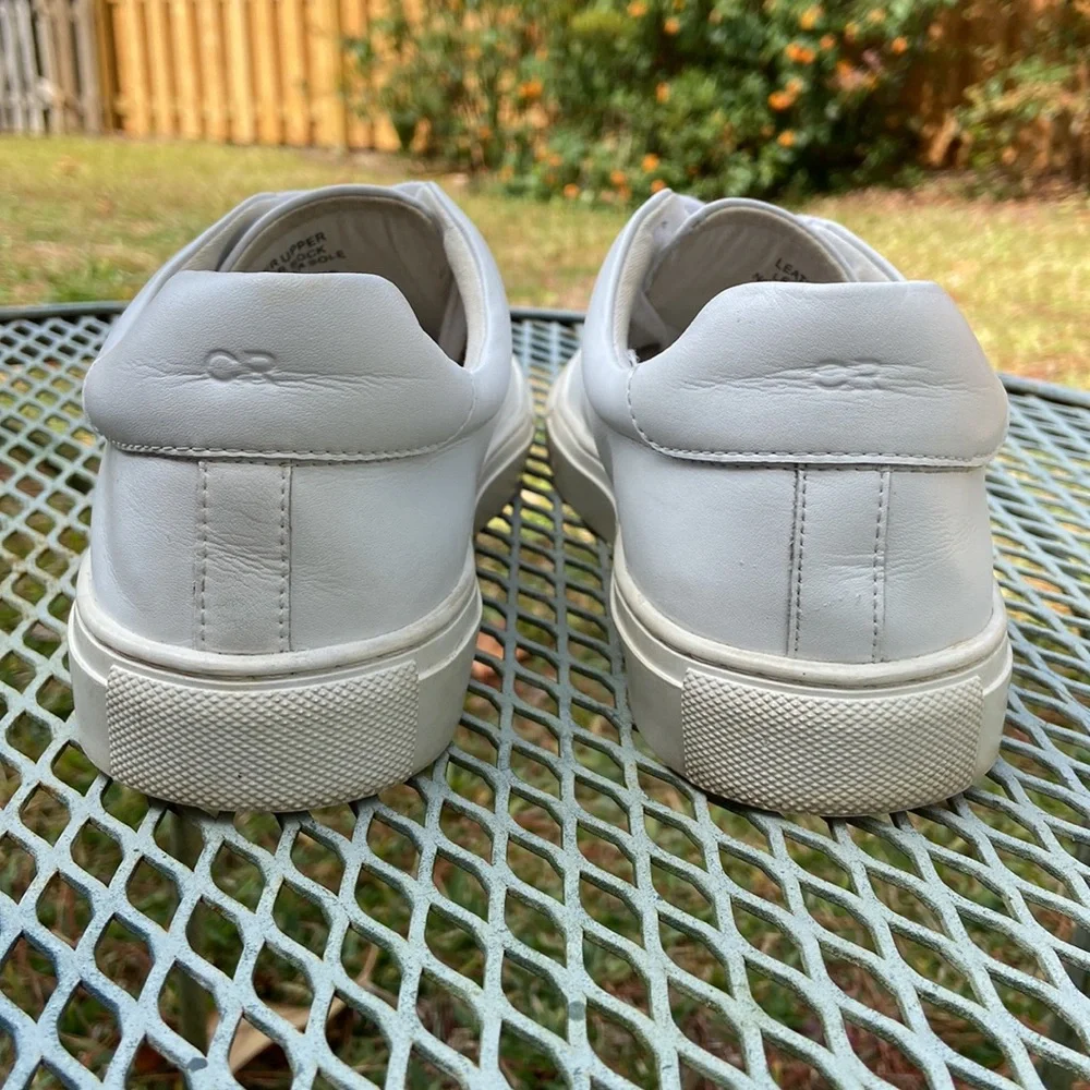 White Sneakers Leather Lace Up classic   Good Quality Timeless Casual St… - Picture 4 of 11